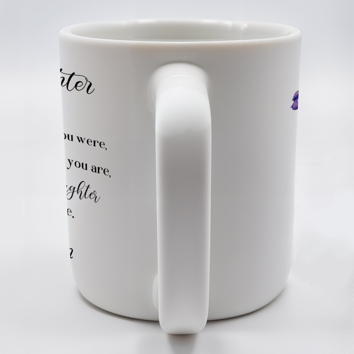 Precious Daughter Special Woman Love Mom Pansy Design