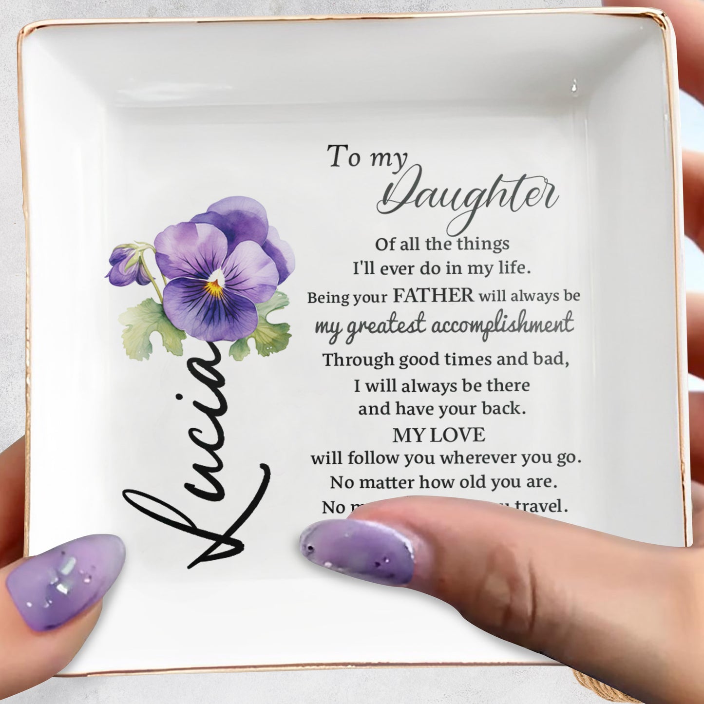 To My Daughter Love You Dad Greatest Accomplishment