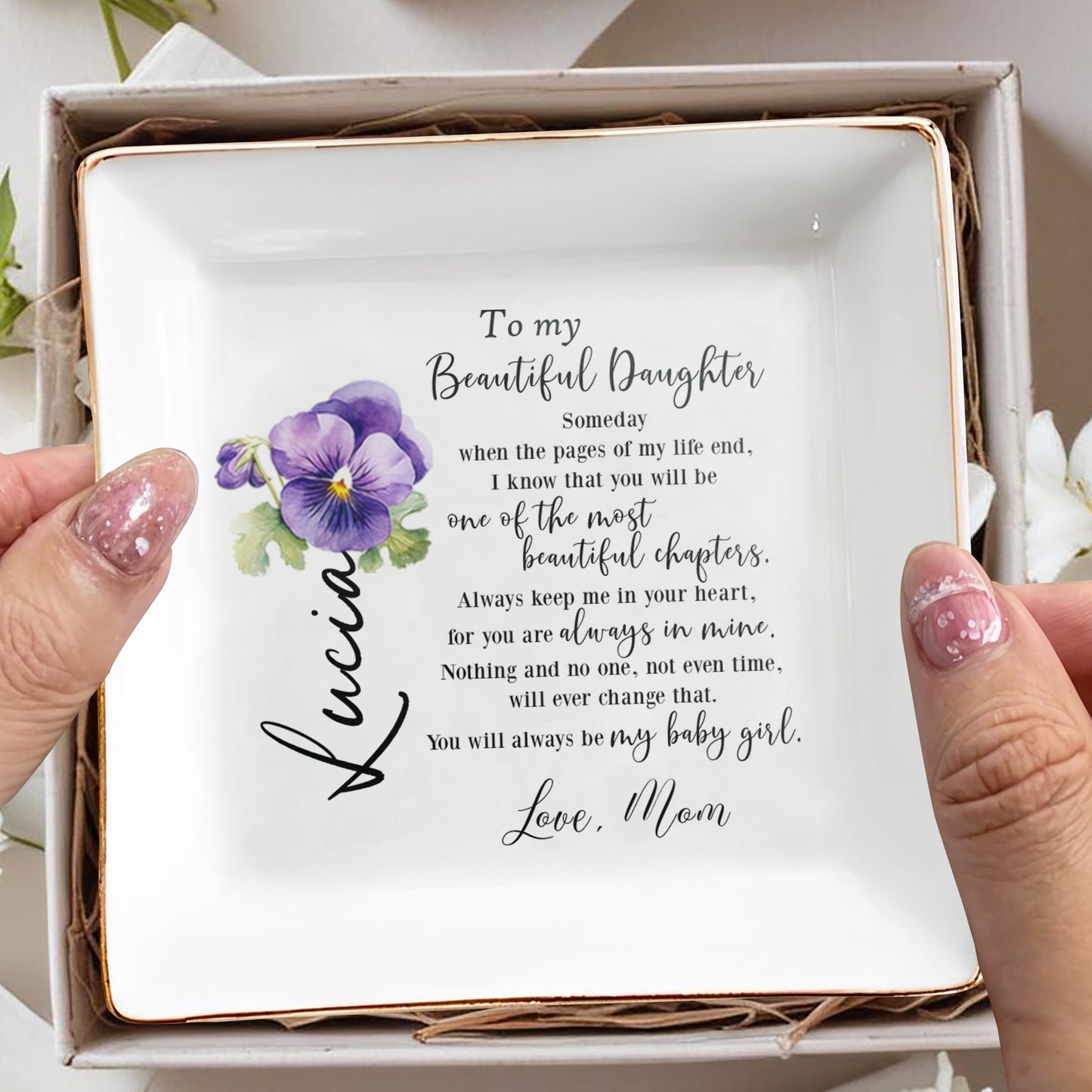 To My Beautiful Daughter Always in My Heart