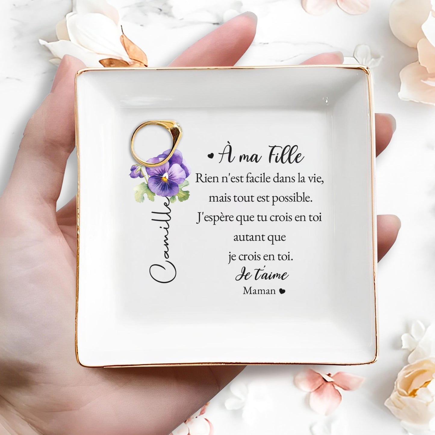 Believe In Yourself As Much As I Do, Pansy Flowers For Daughter