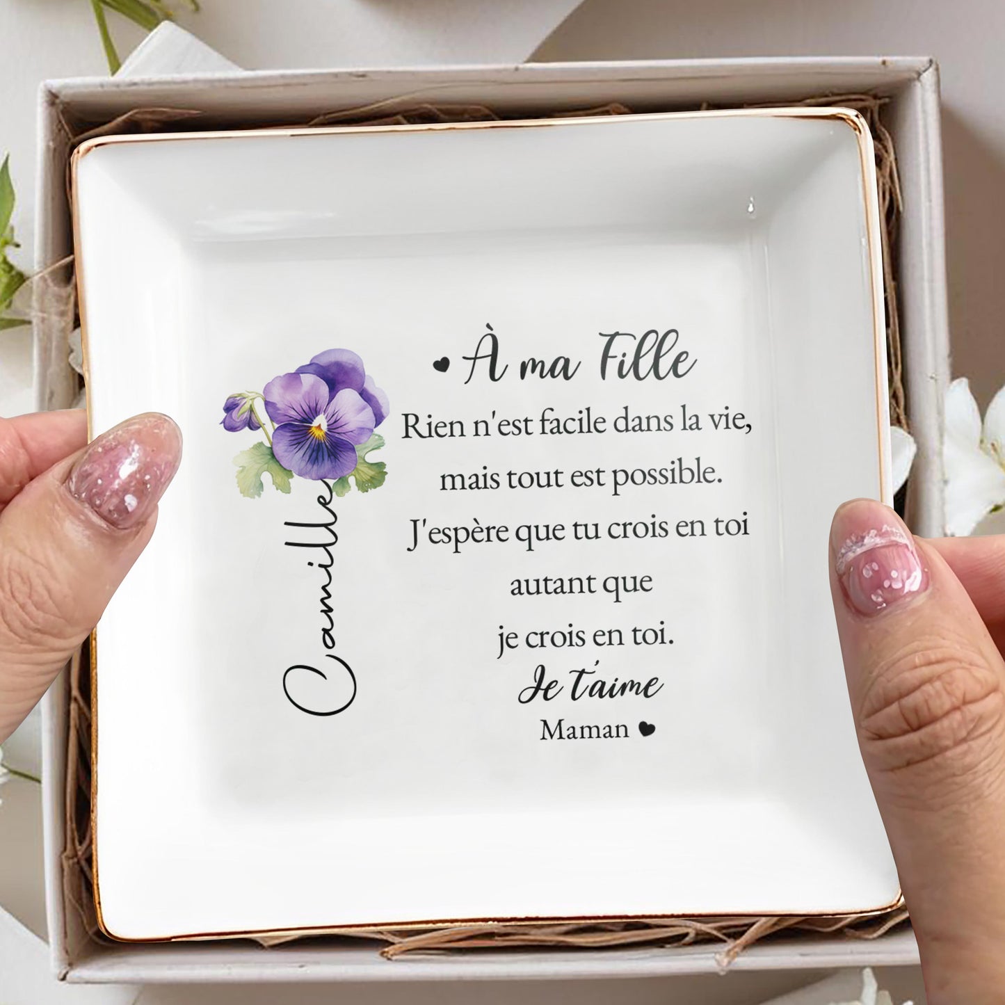 Believe In Yourself As Much As I Do, Pansy Flowers For Daughter