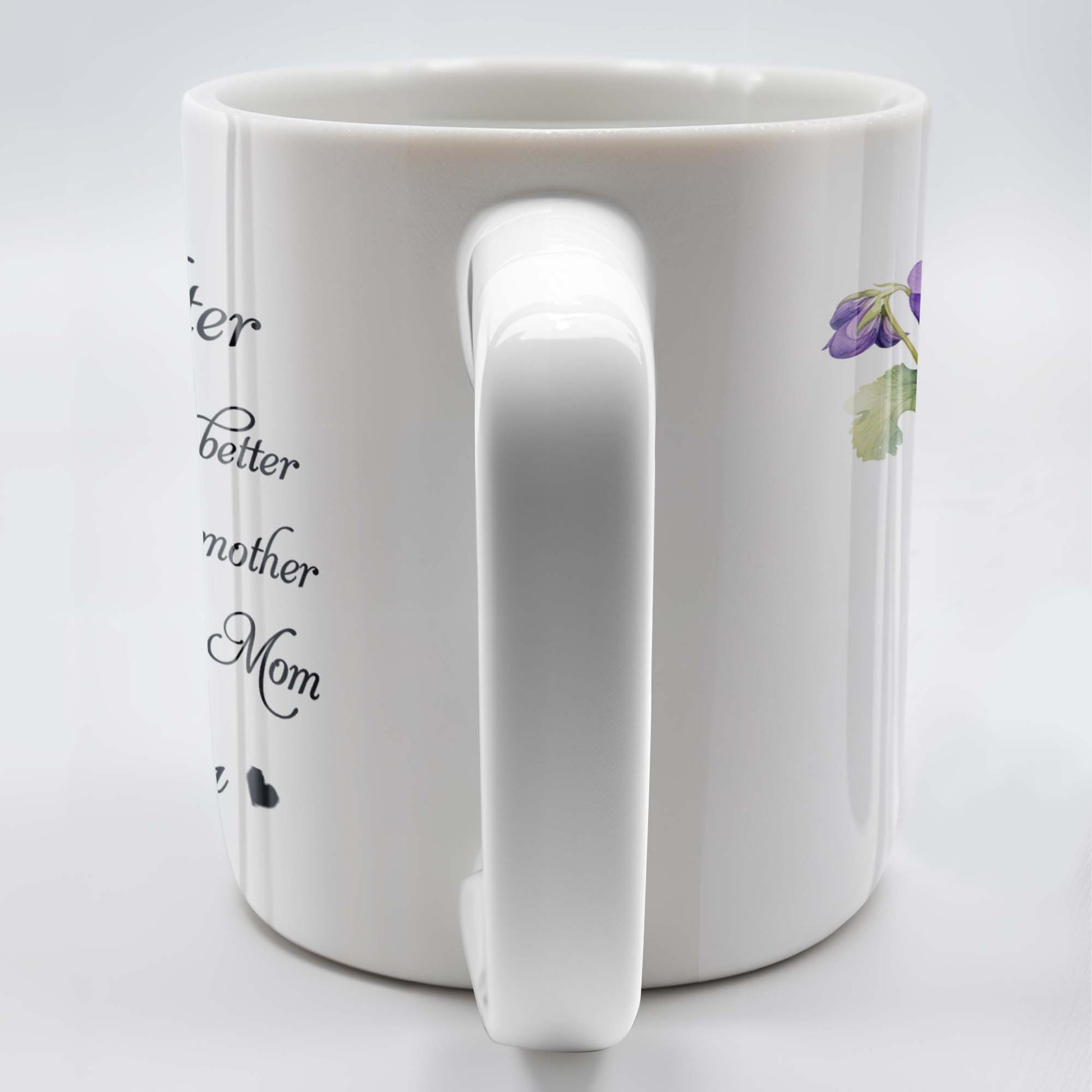 To My Daughter Watching You Be A Mom Pansy Flower Mug