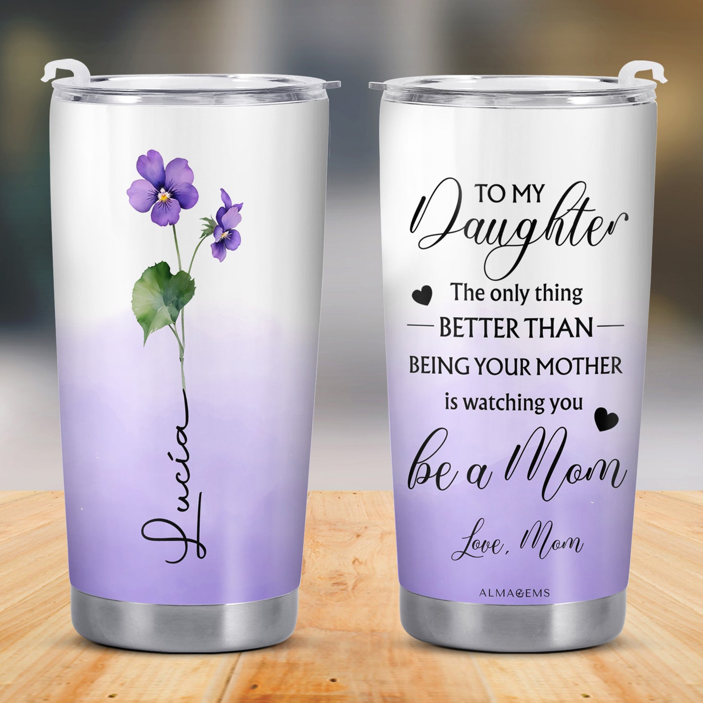 Better Than Being Your Mother, Flowers Tumbler