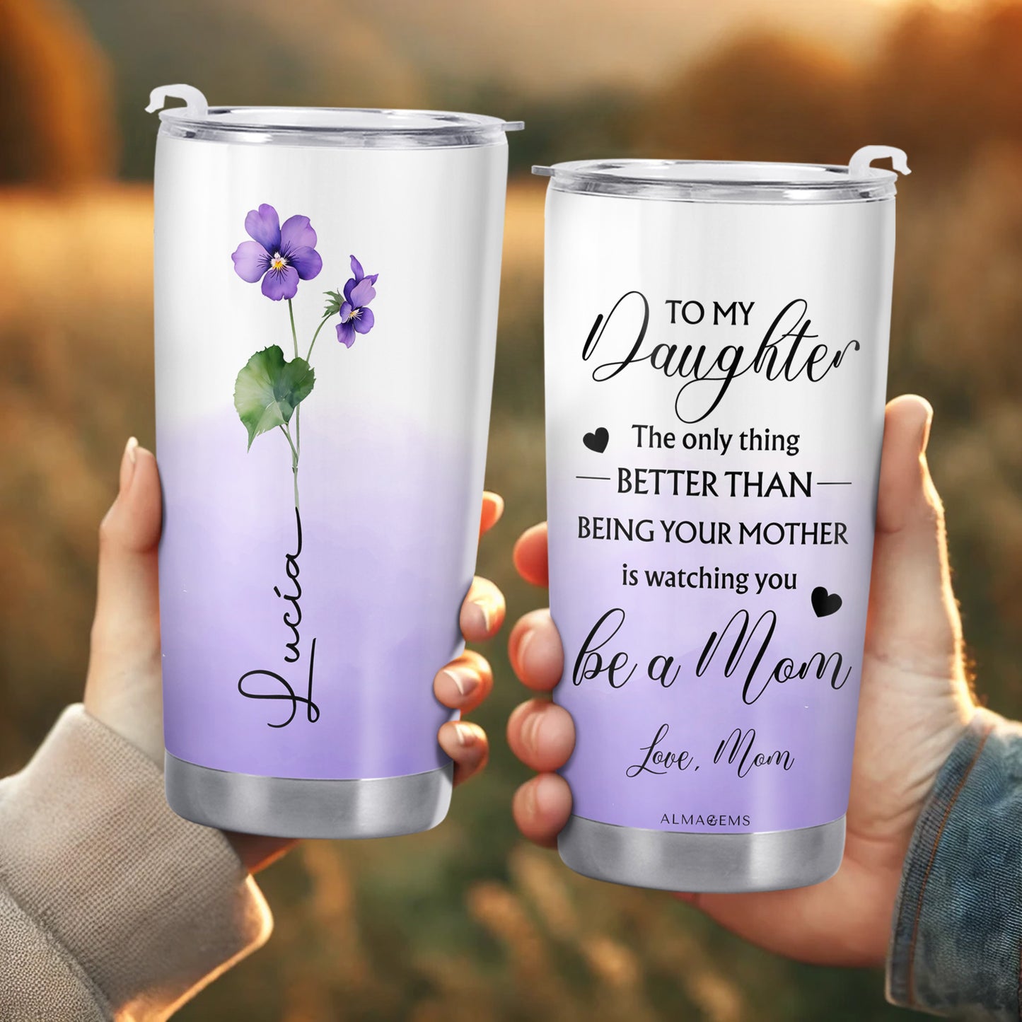 Better Than Being Your Mother, Flowers Tumbler