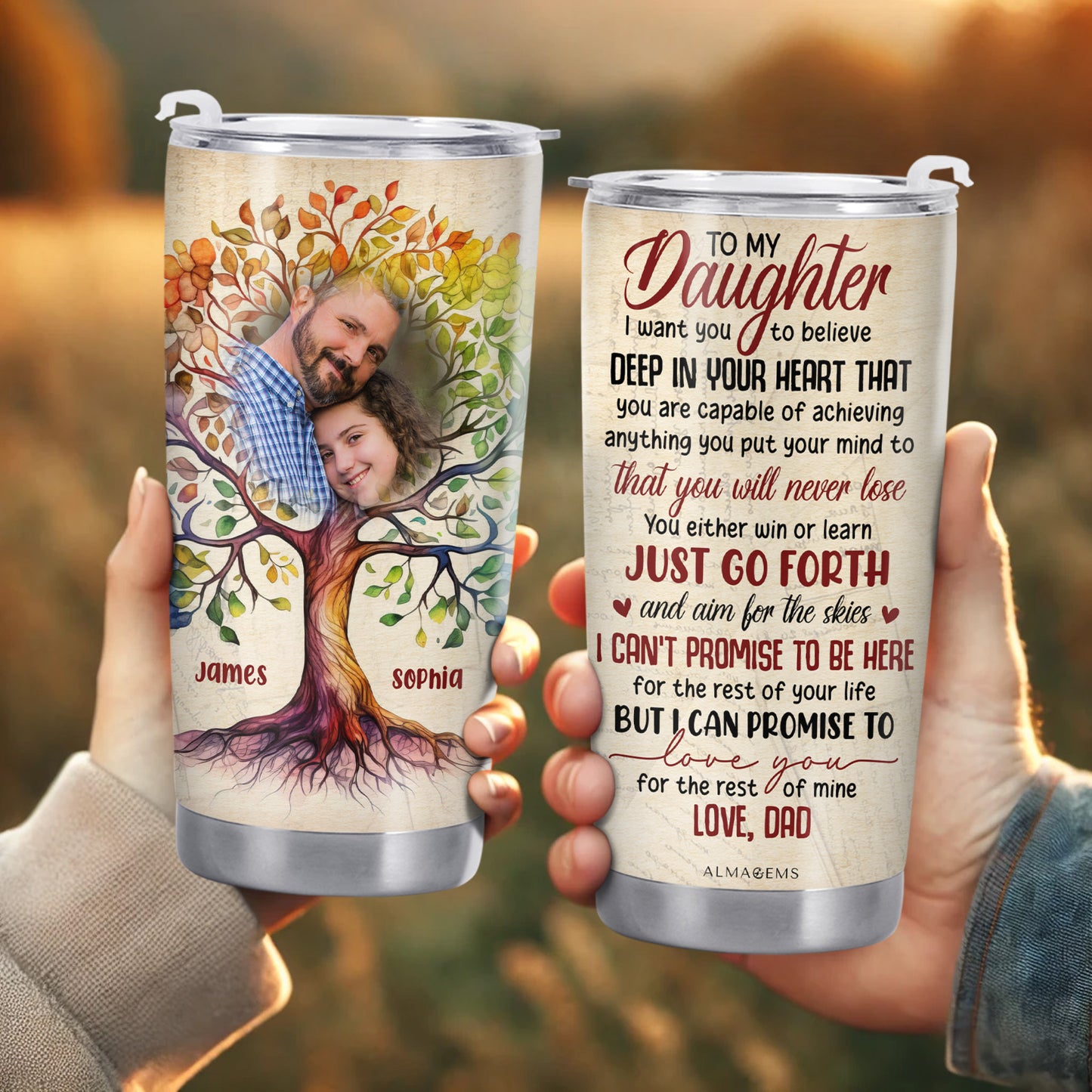 Heartfelt Message For Daughter Embraced By Nature