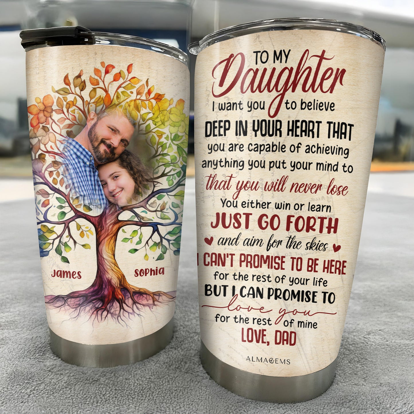 Heartfelt Message For Daughter Embraced By Nature