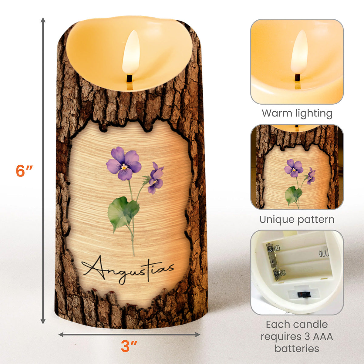 Love You Forever, Pride and Joy Floral Candle Design
