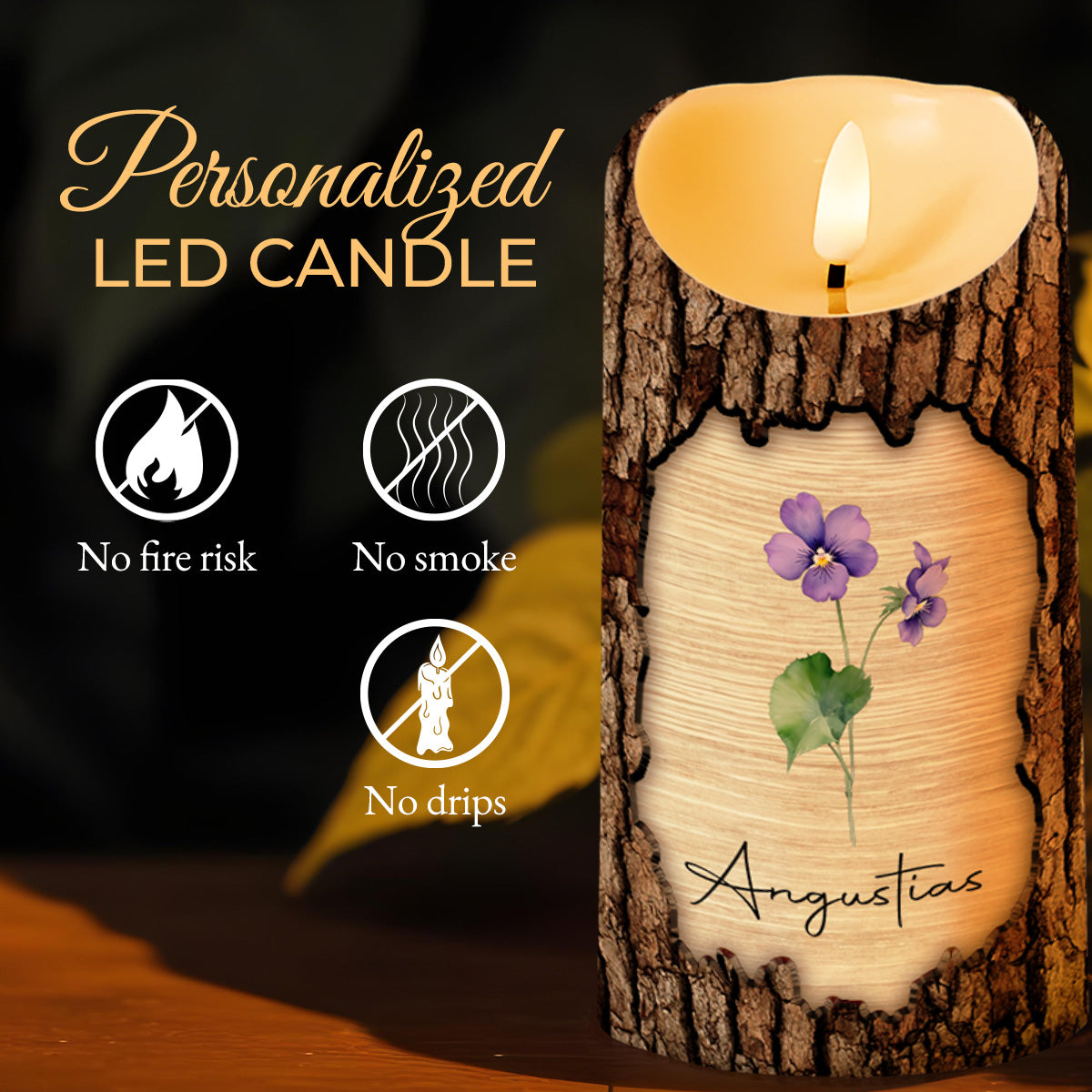 Love You Forever, Pride and Joy Floral Candle Design