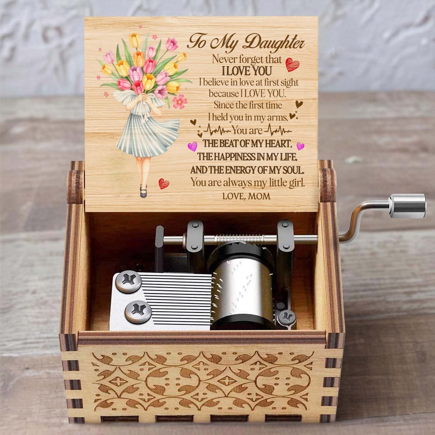 To My Daughter, You Are Always My Little Girl, Flowers Theme