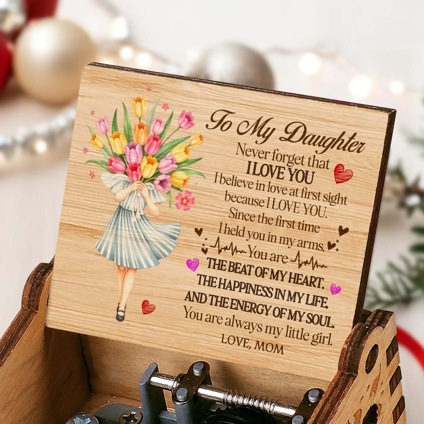 To My Daughter, You Are Always My Little Girl, Flowers Theme