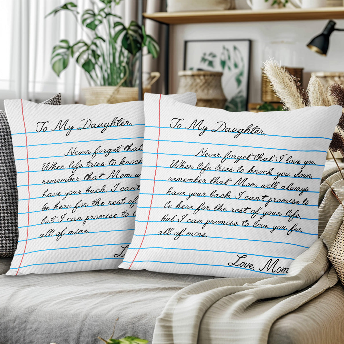 Love You Forever, Mom's Promise, Lined Paper Design