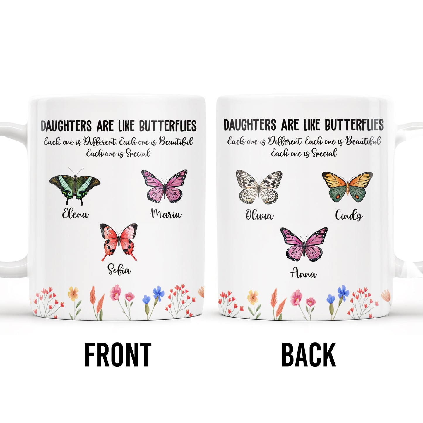 Daughters Like Butterflies Beautiful Special Mug