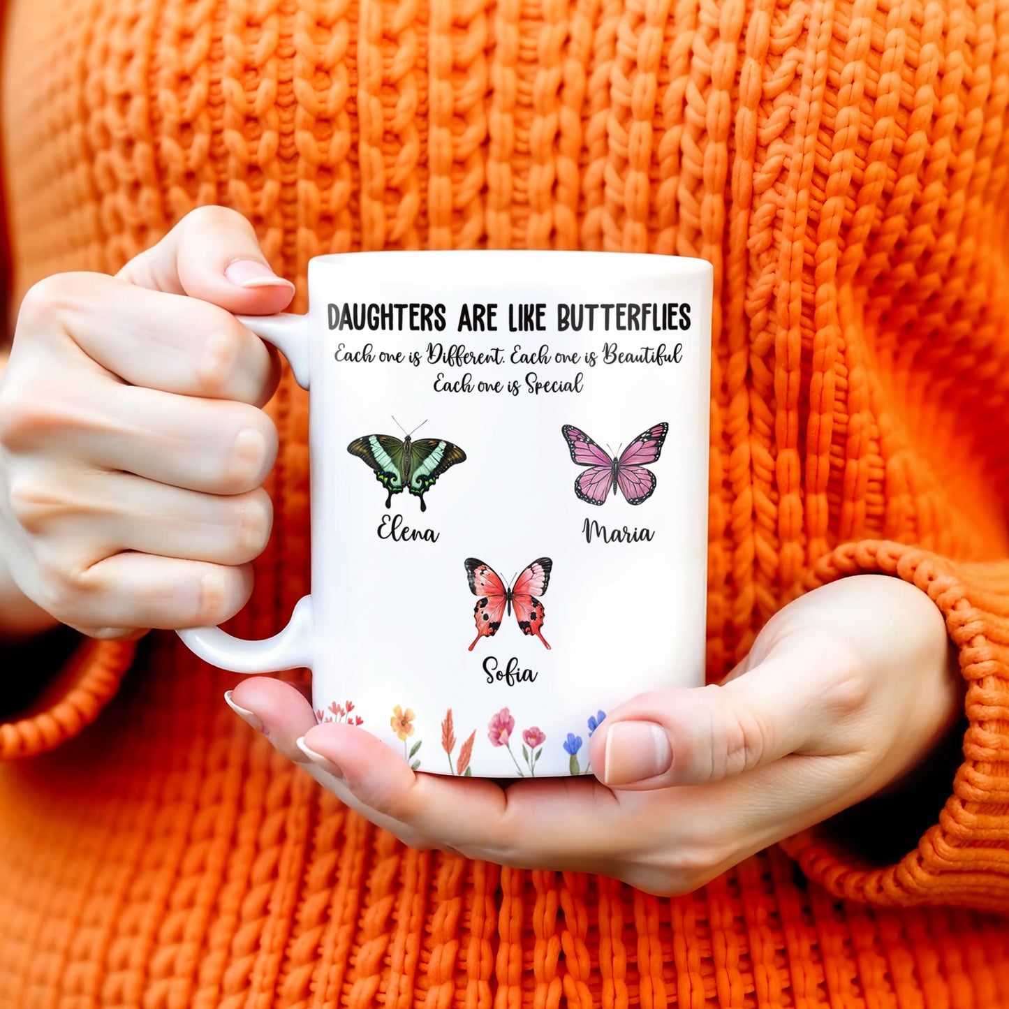 Daughters Like Butterflies Beautiful Special Mug