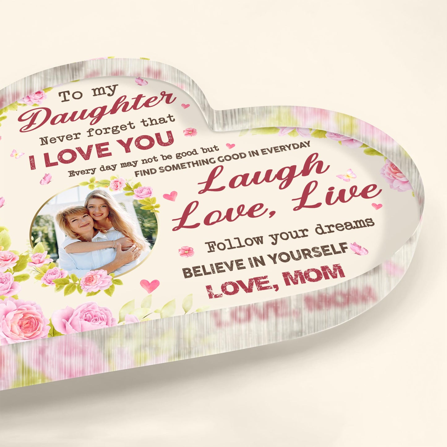 To My Daughter I Love You Believe In Yourself