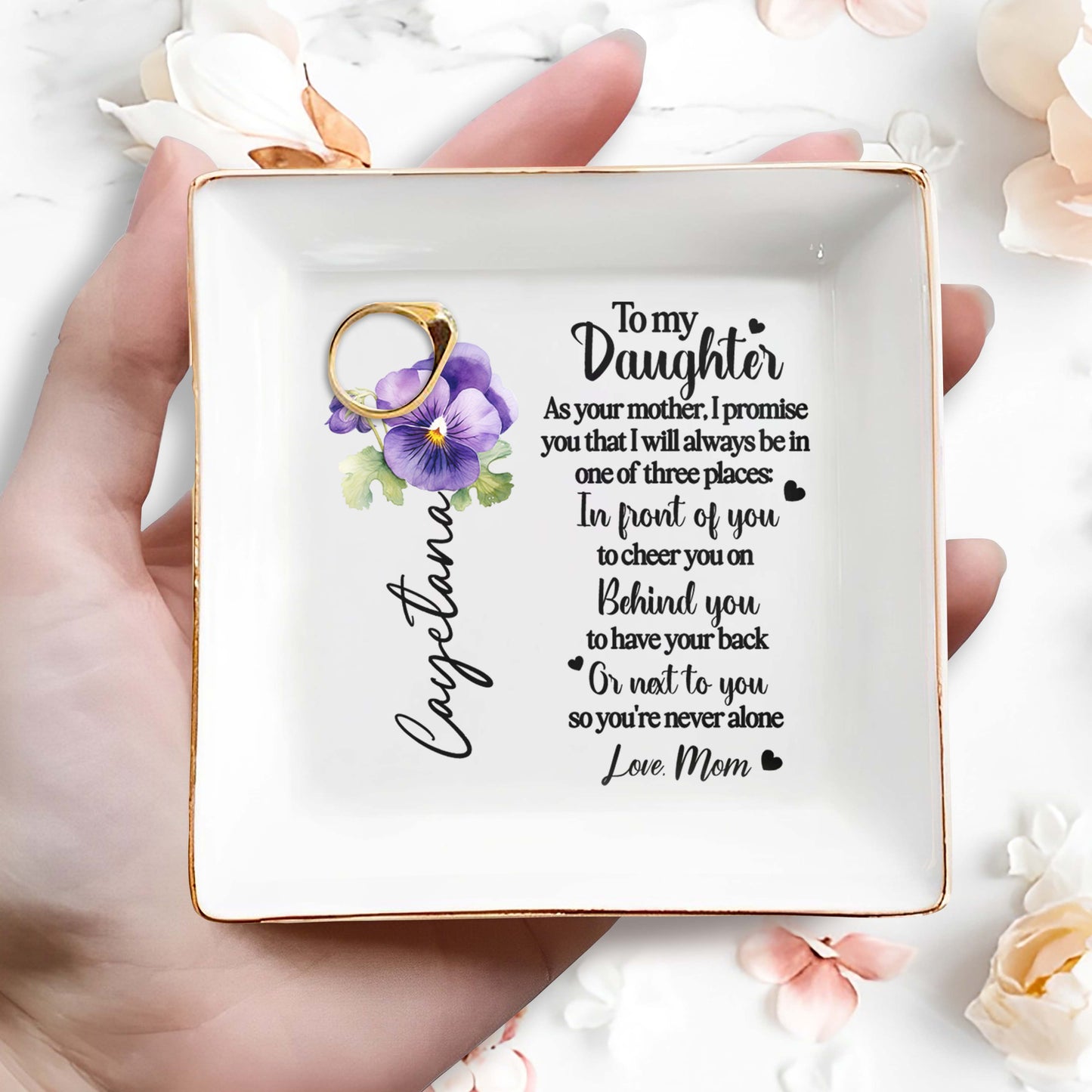 Pansy Flower Promise To Daughter From Mom