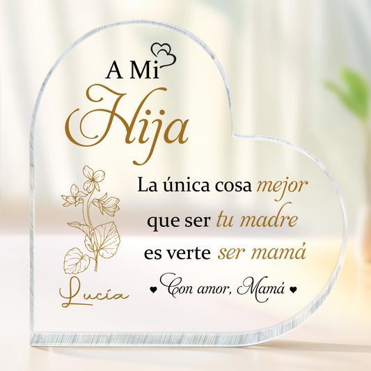 A Mi Hija, La única cosa mejor que ser tu madre, Flowers