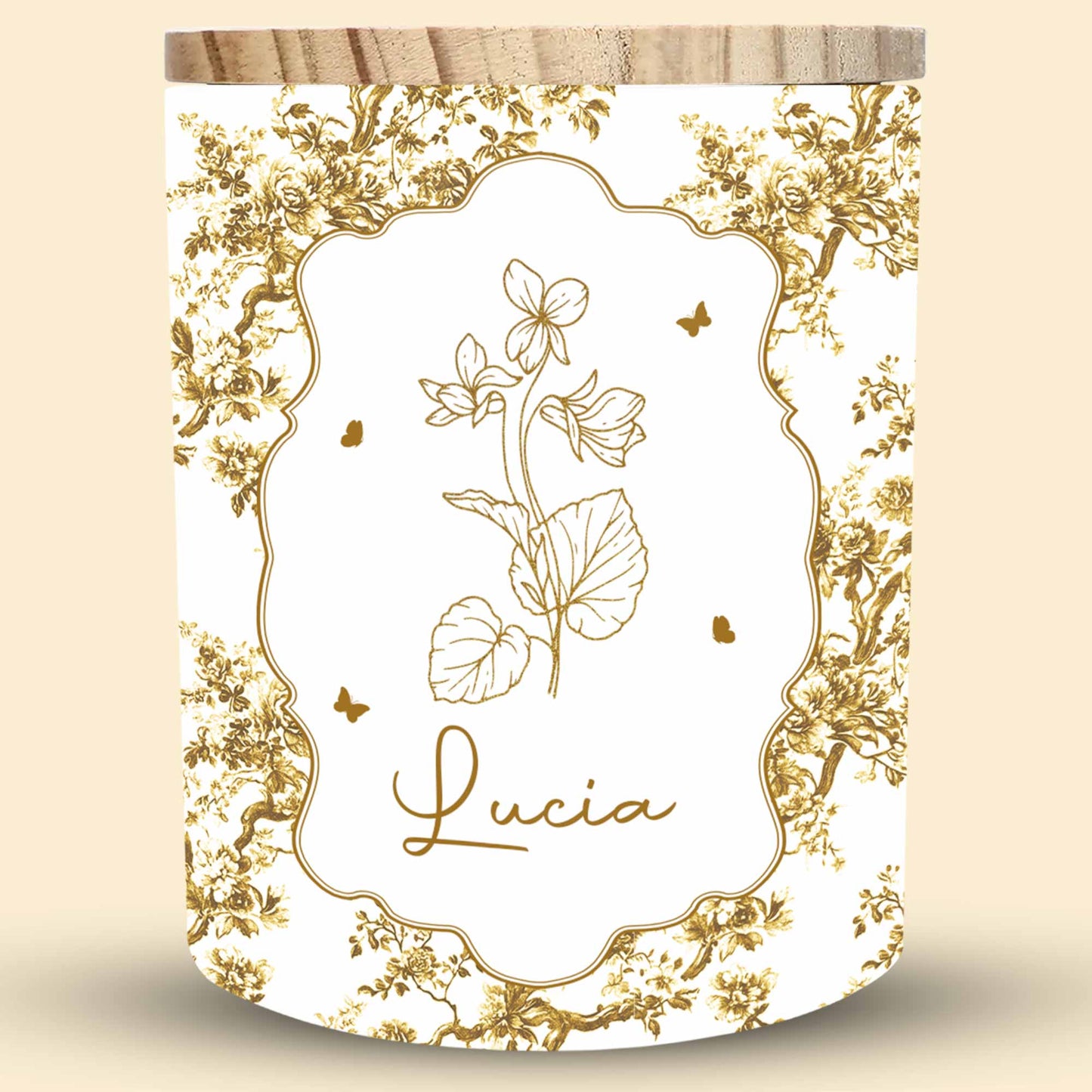 The Best Thing About Being a Mother, Flowers and Hearts Design