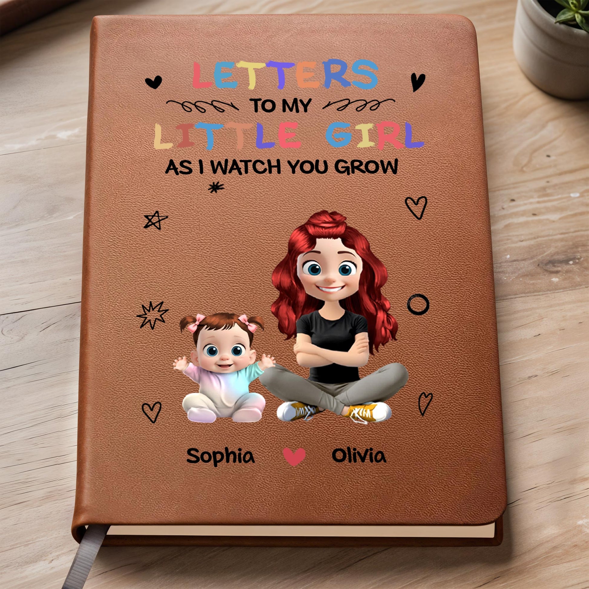 Letters To My Little Girl As I Watch You Grow, Cartoon Characters