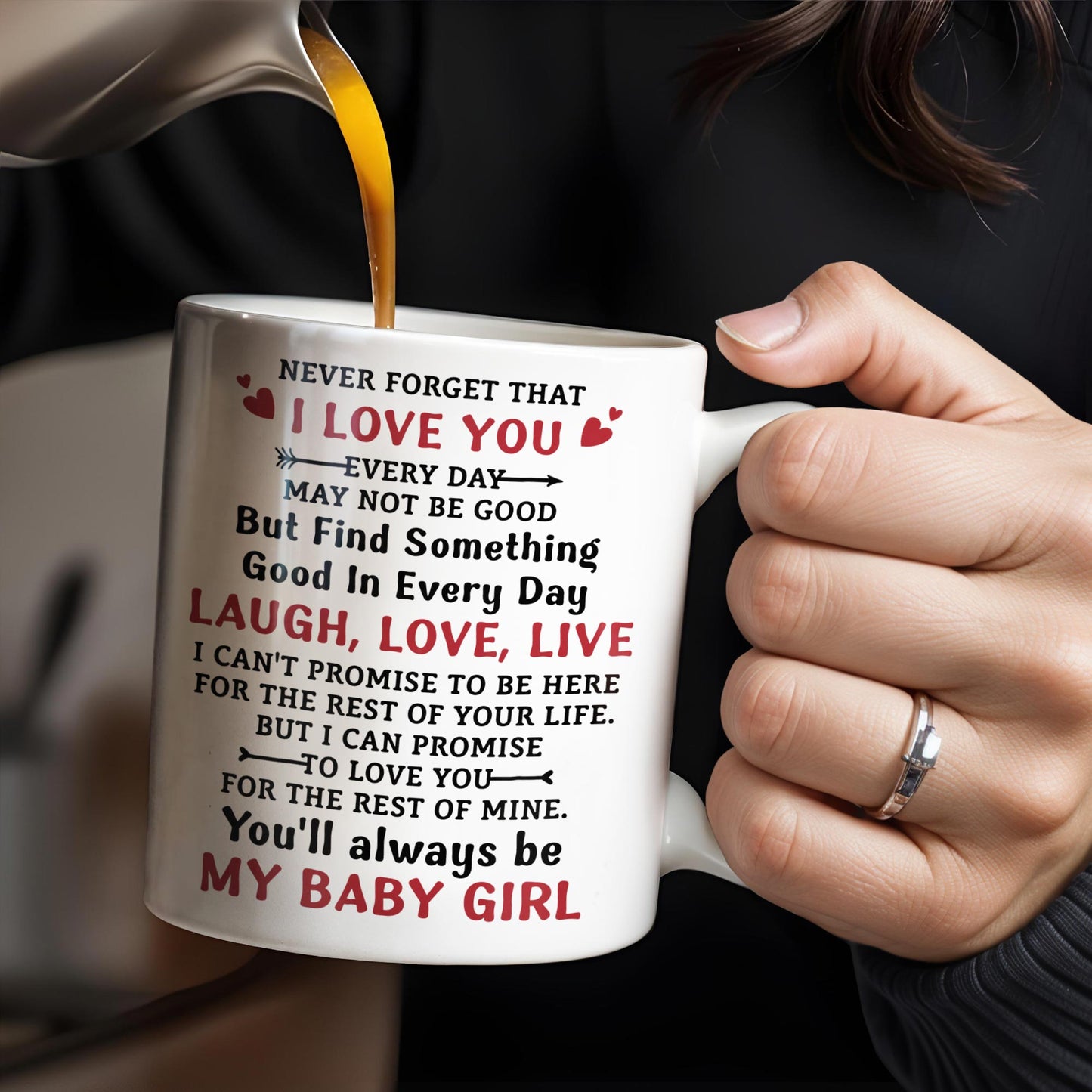 To My Daughter, Never Forget That I Love You, Mother and Daughter under Tree
