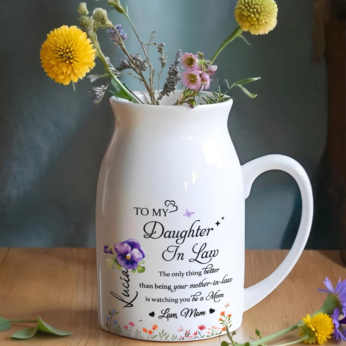 To My Daughter-In-Law, The Only Thing Better Than Being Your Mother-In-Law, Flowers