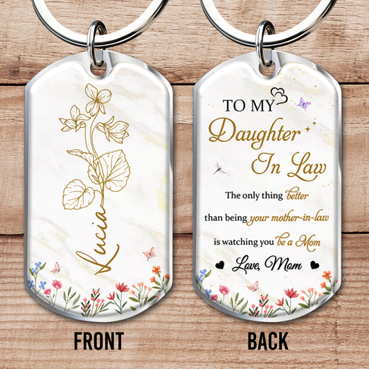 To My Daughter In Law, The Only Thing Better Than Being Your Mother-In-Law, Flowers And Butterflies