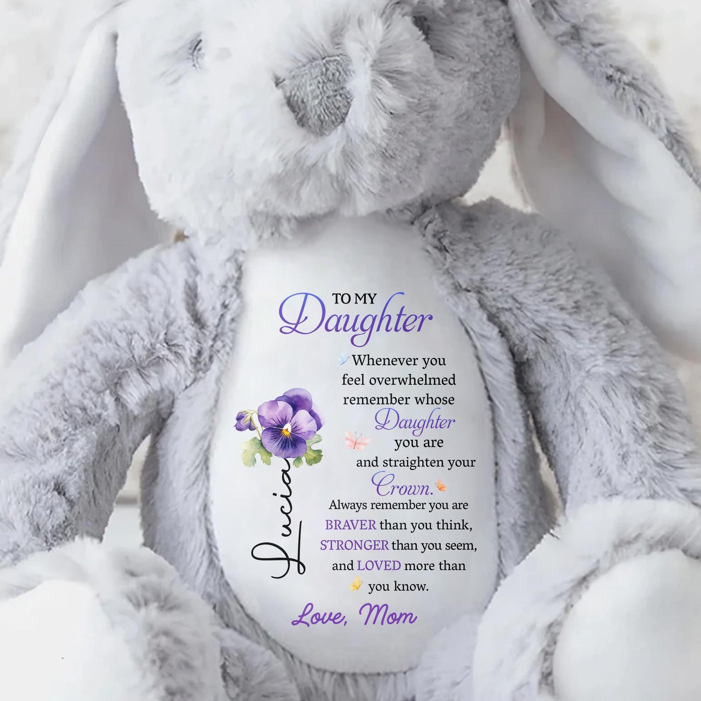 To My Daughter, Whenever You Feel Overwhelmed, Flowers