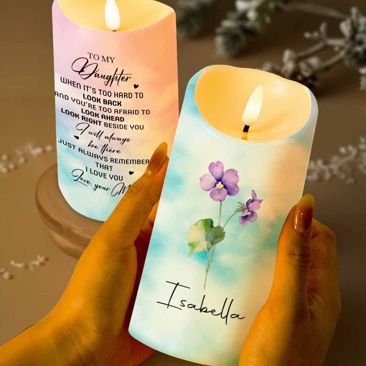 To My Daughter, I Will Always Be There, Flowers