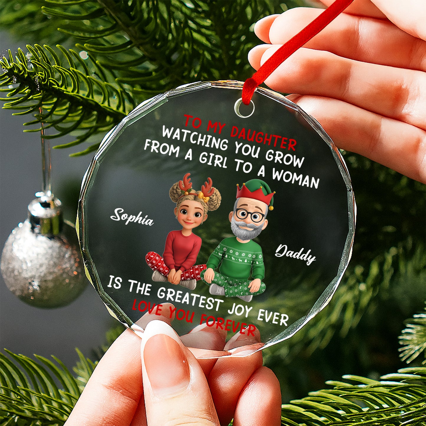 Watching You Grow From a Girl to a Woman, Christmas Love from Father to Daughter
