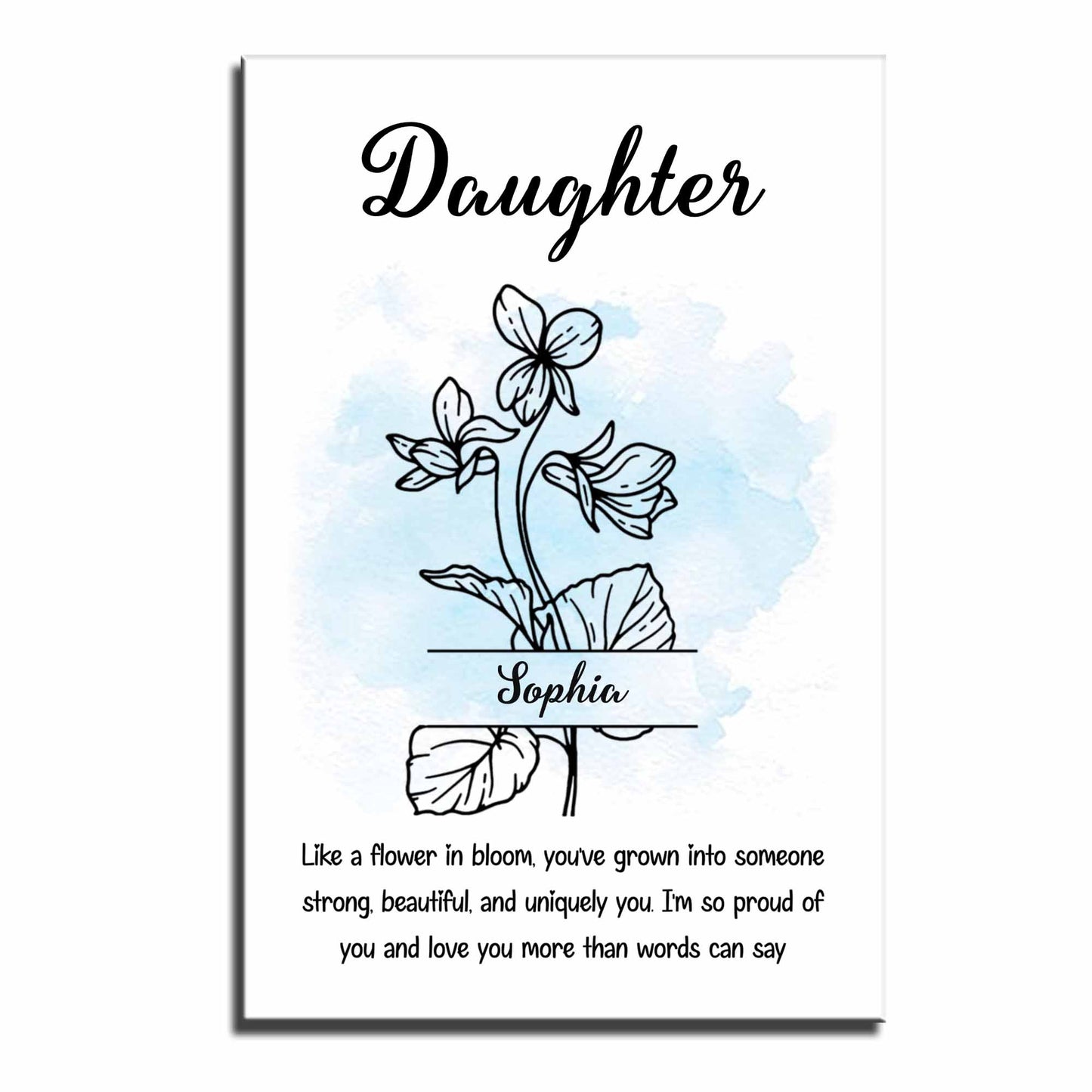 Like A Flower In Bloom, Strong, Beautiful And Uniquely You