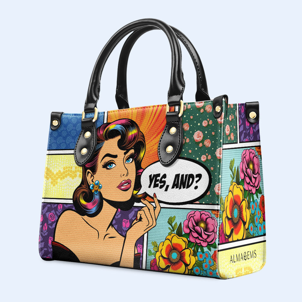 Oui et ? - Sac à main en cuir personnalisé - DB06
