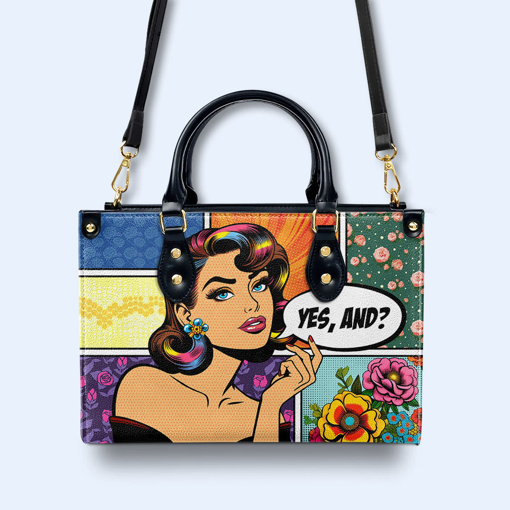 Oui et ? - Sac à main en cuir personnalisé - DB06