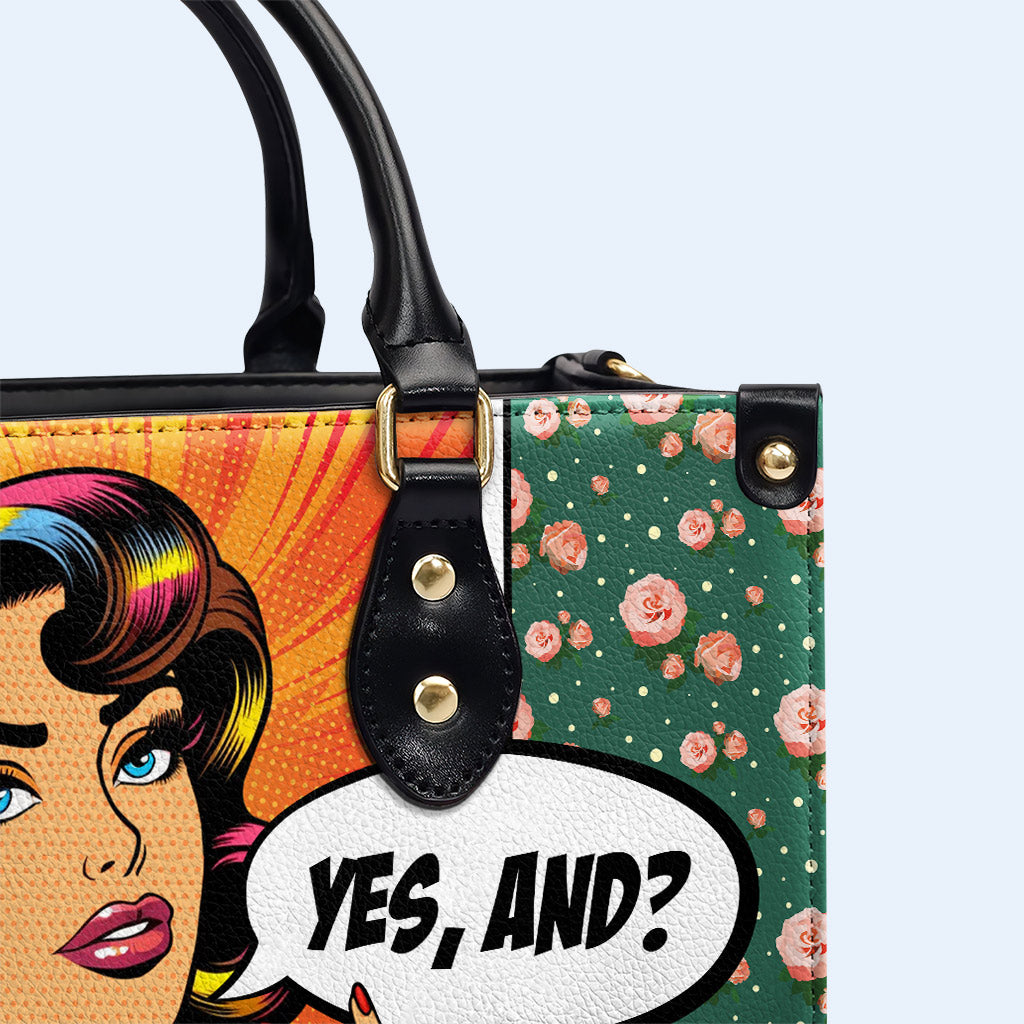 Oui et ? - Sac à main en cuir personnalisé - DB06