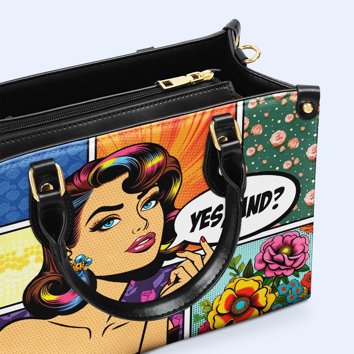 Oui et ? - Sac à main en cuir personnalisé - DB06