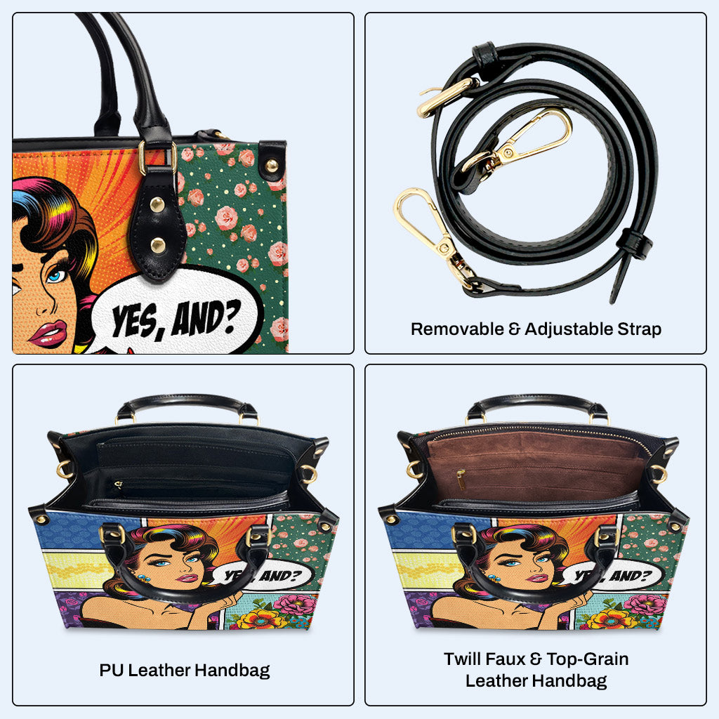 Oui et ? - Sac à main en cuir personnalisé - DB06