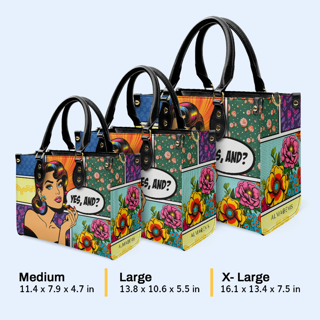 Oui et ? - Sac à main en cuir personnalisé - DB06