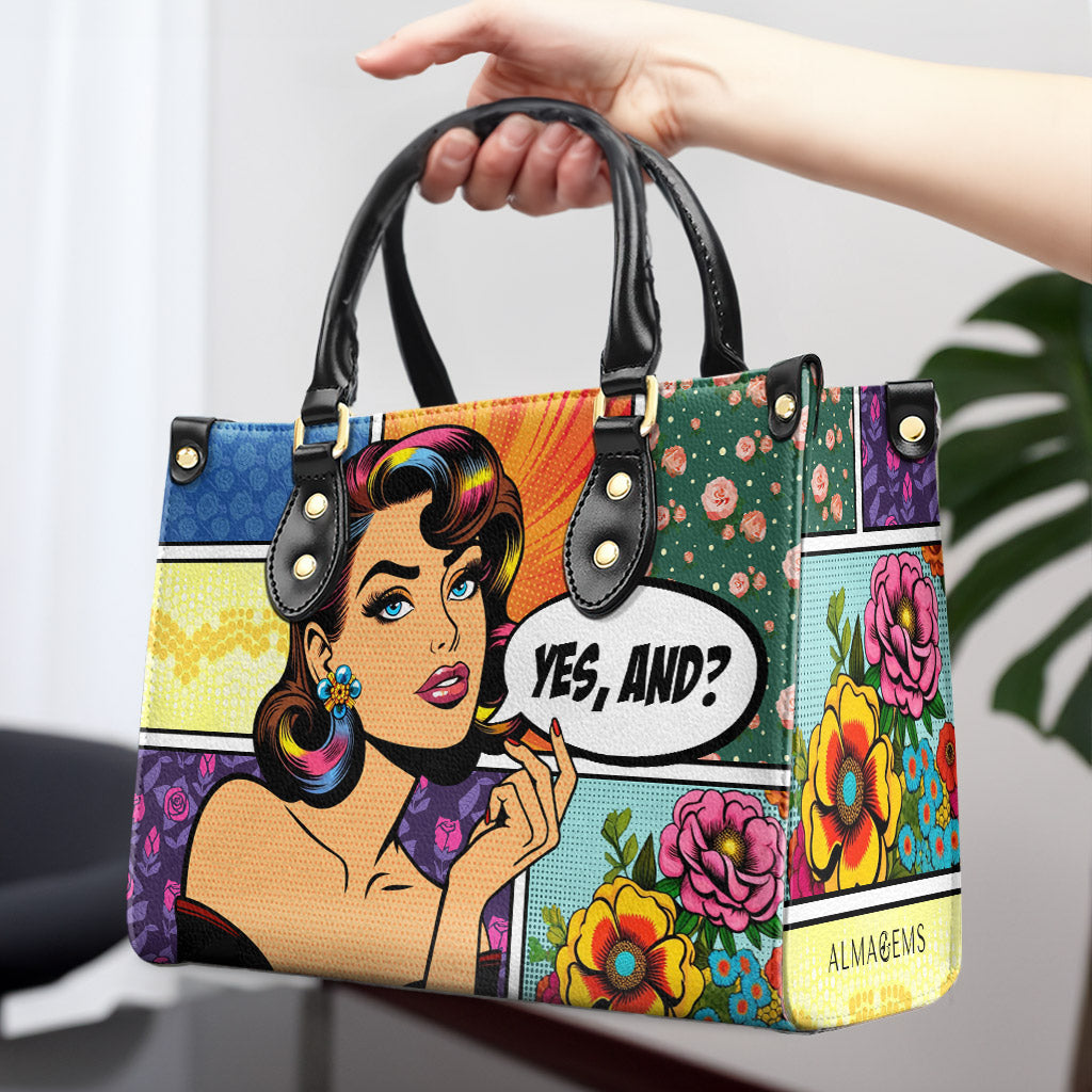 Oui et ? - Sac à main en cuir personnalisé - DB06