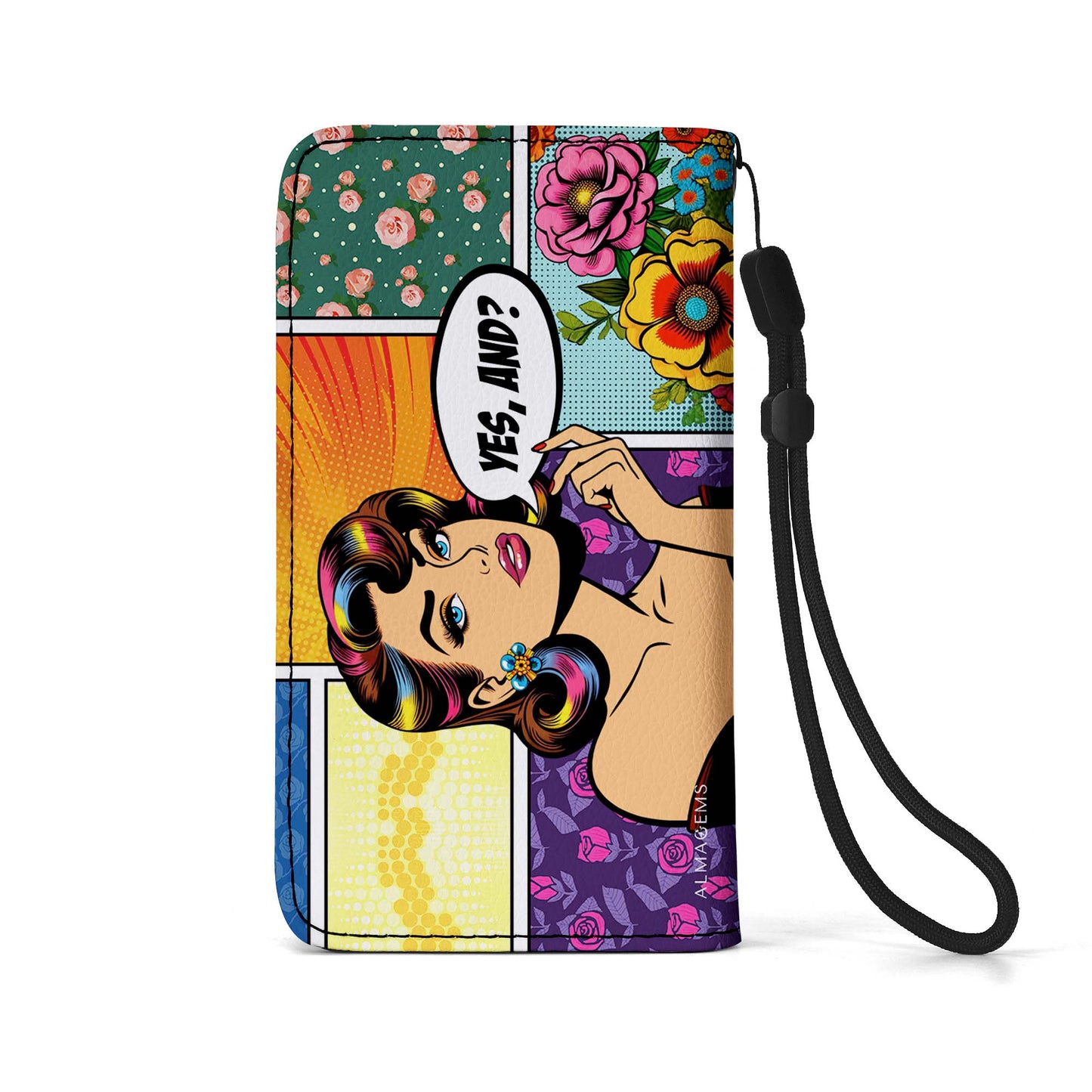 Yes, And? - Personalized Custom Phone Leather Wallet - DB06PW