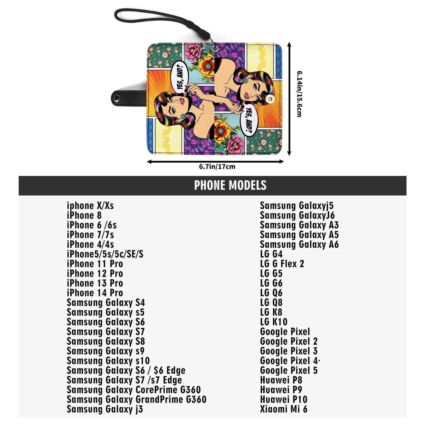 Yes, And? - Personalized Custom Phone Leather Wallet - DB06PW