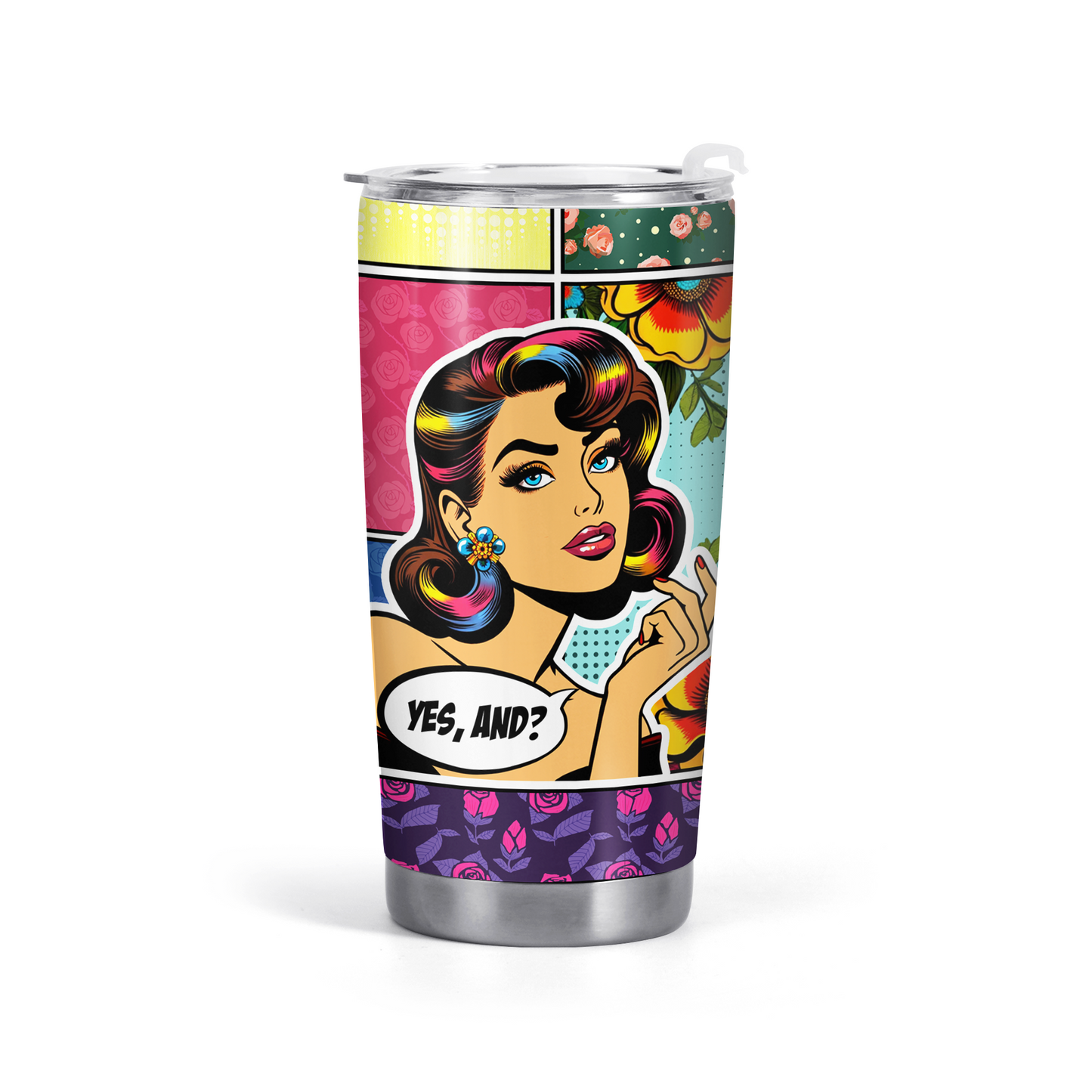 Yes, And? - Personalized Custom Stainless Steel Tumbler 20oz 30oz - DB06TB
