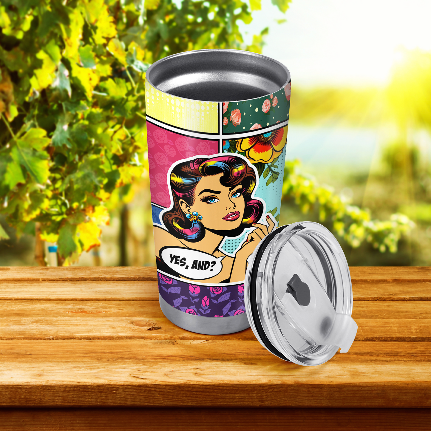 Yes, And? - Personalized Custom Stainless Steel Tumbler 20oz 30oz - DB06TB