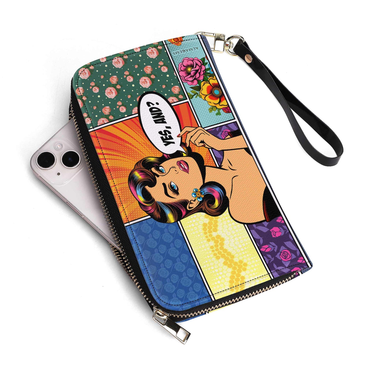 Oui et ? - Portefeuille en cuir pour femme - DB06WL