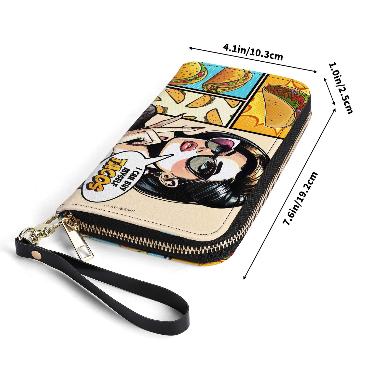 Je peux m'acheter des tacos - Portefeuille en cuir pour femme - DB11WL