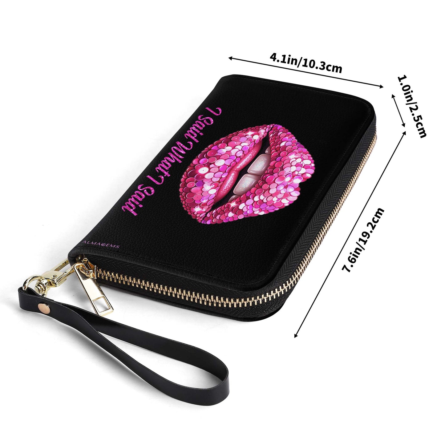 J'ai dit ce que j'ai dit - Portefeuille en cuir pour femme - DB14WL