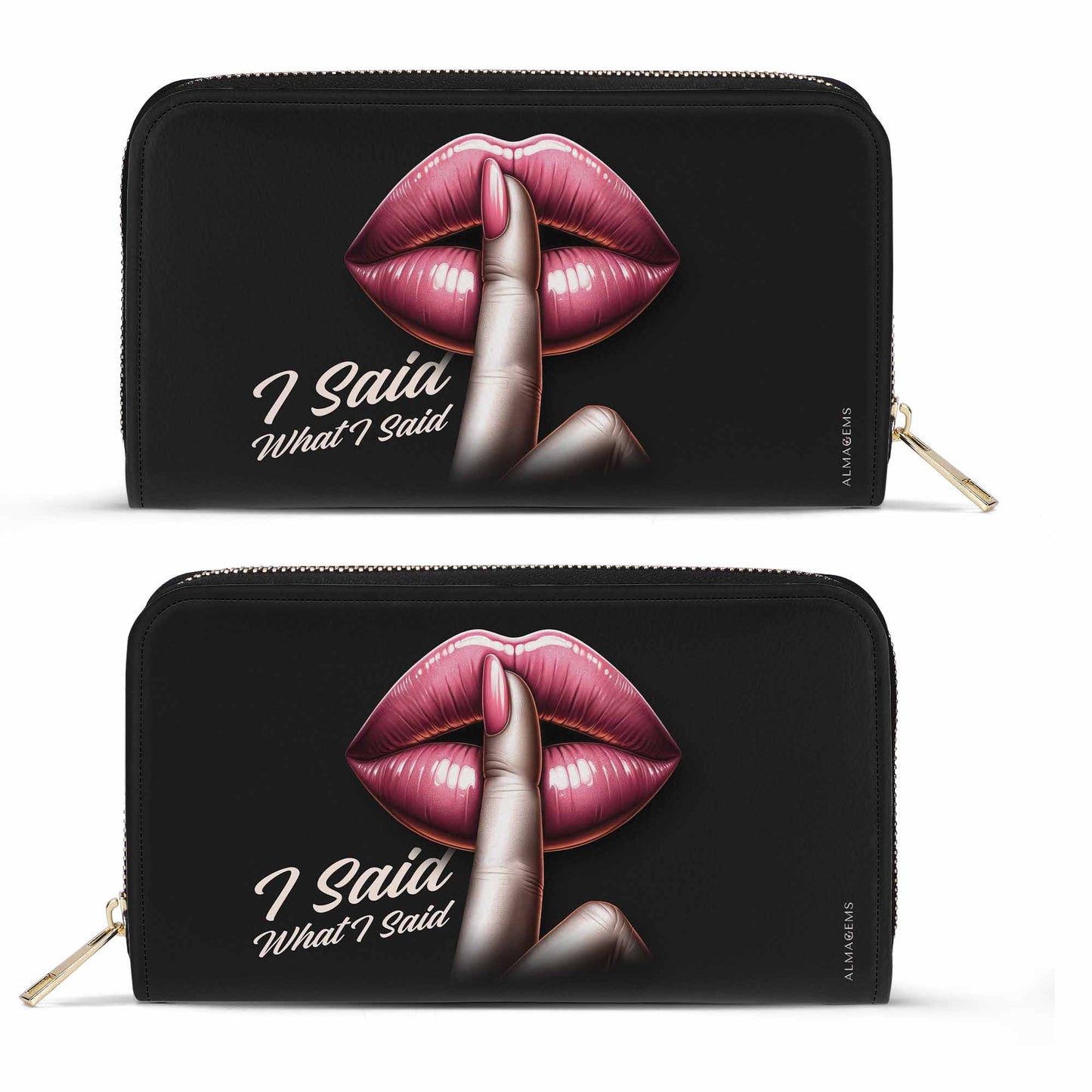 Dije lo que dije - Cartera de piel para mujer - DB15WL