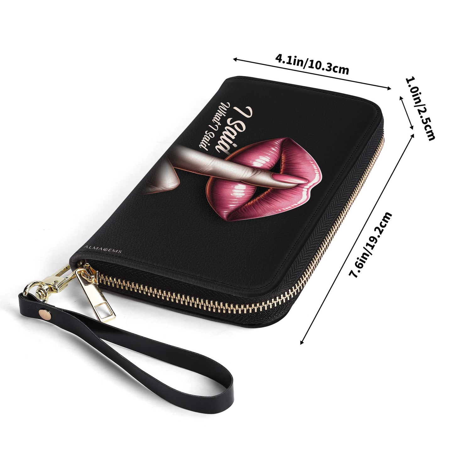 Dije lo que dije - Cartera de piel para mujer - DB15WL