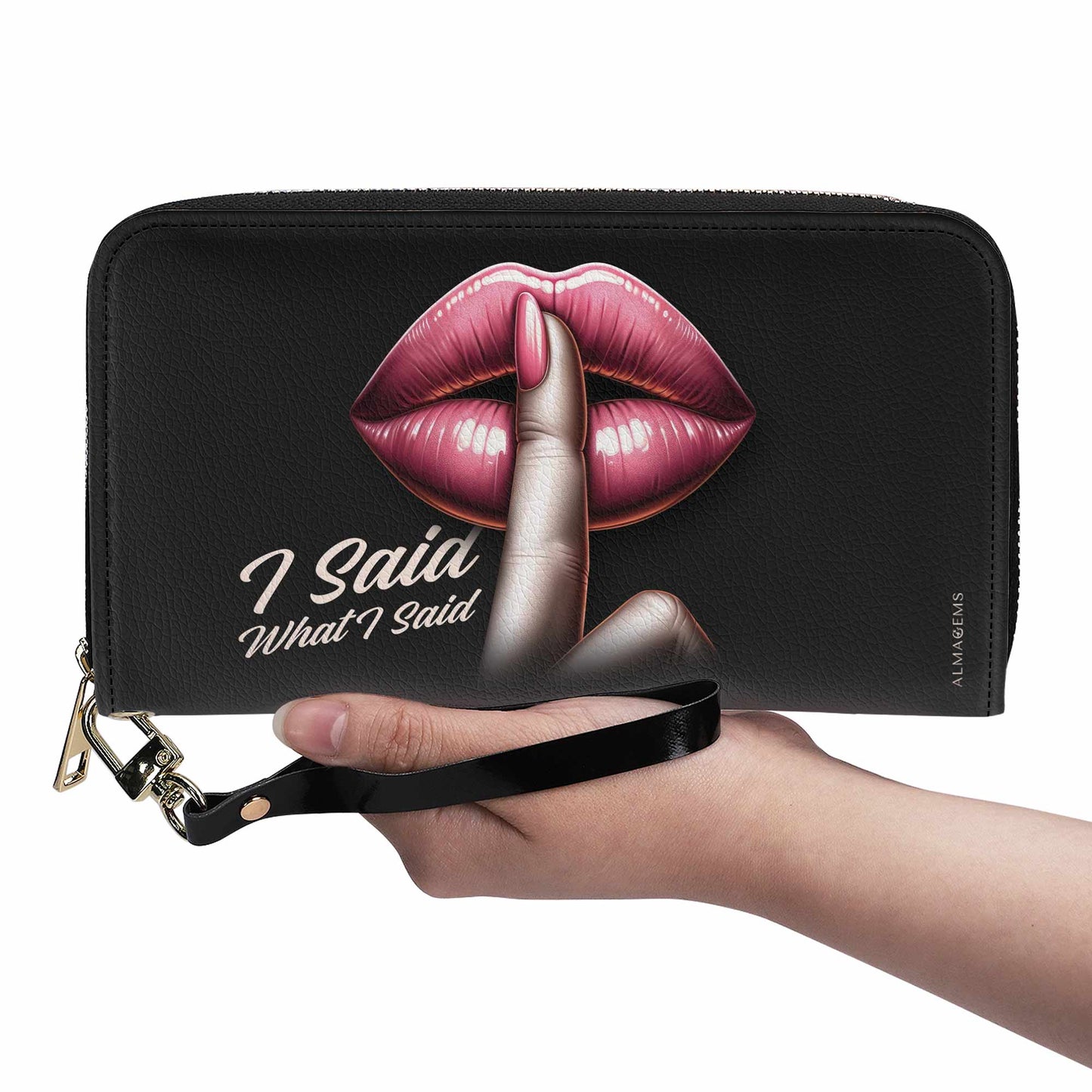 Dije lo que dije - Cartera de piel para mujer - DB15WL