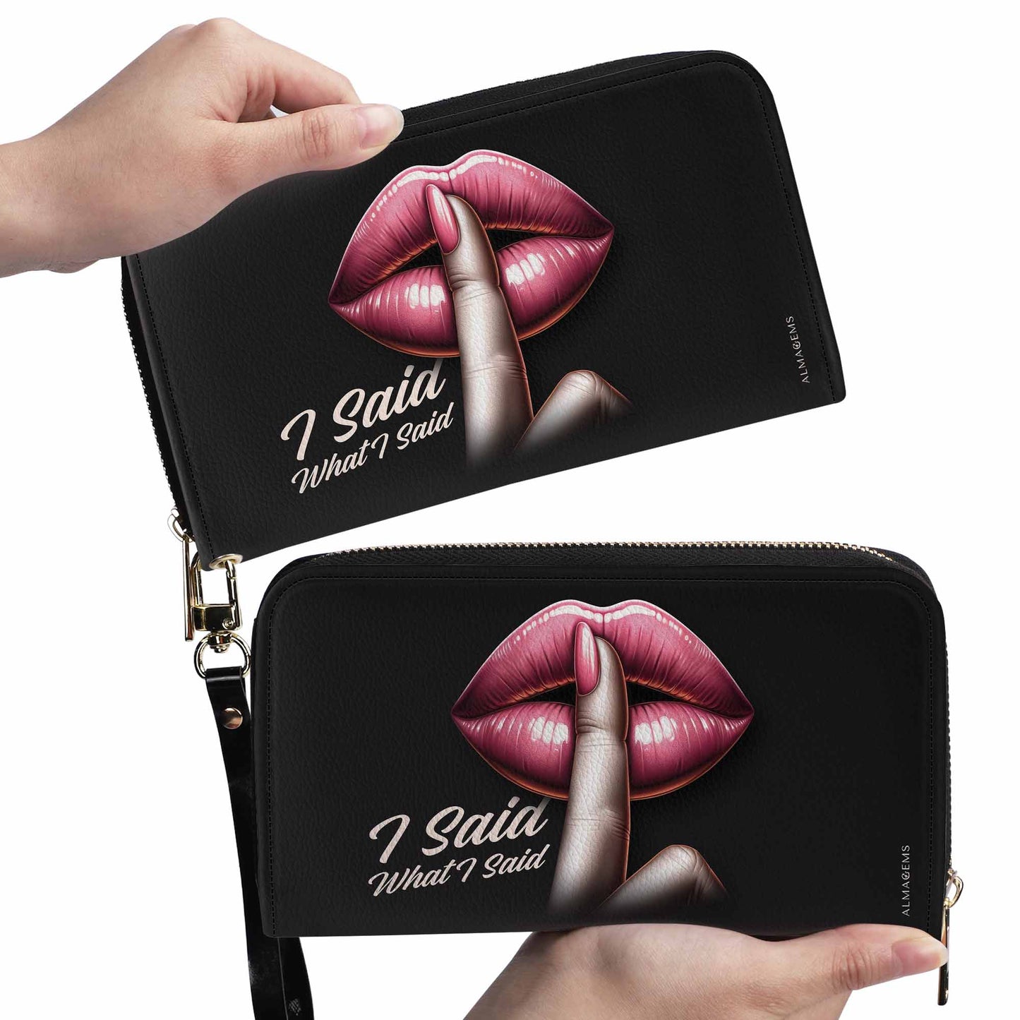 Dije lo que dije - Cartera de piel para mujer - DB15WL