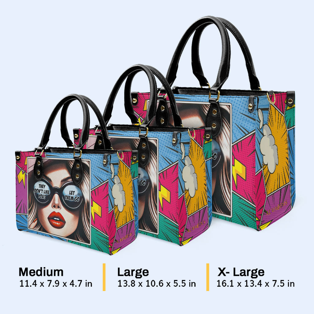 Let Them Go - Sac à main en cuir personnalisé - DB16