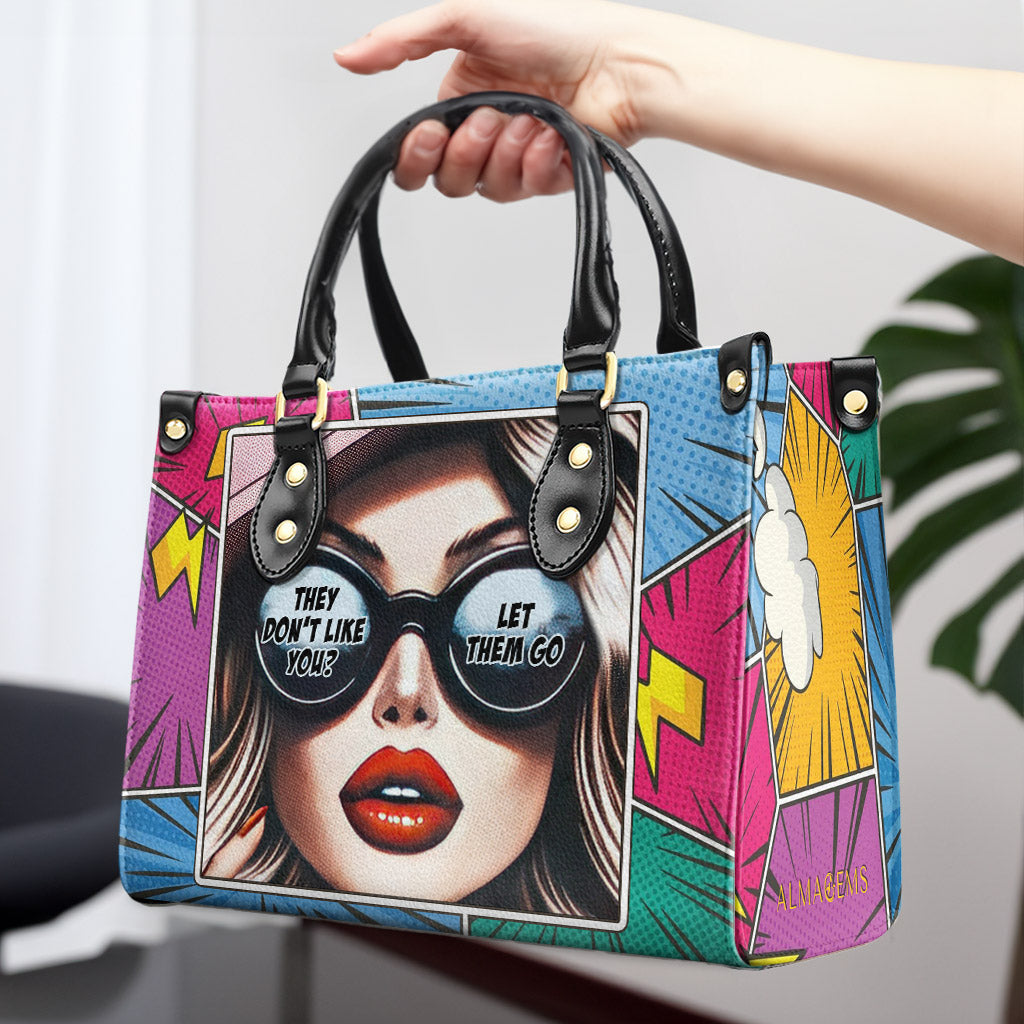 Let Them Go - Sac à main en cuir personnalisé - DB16