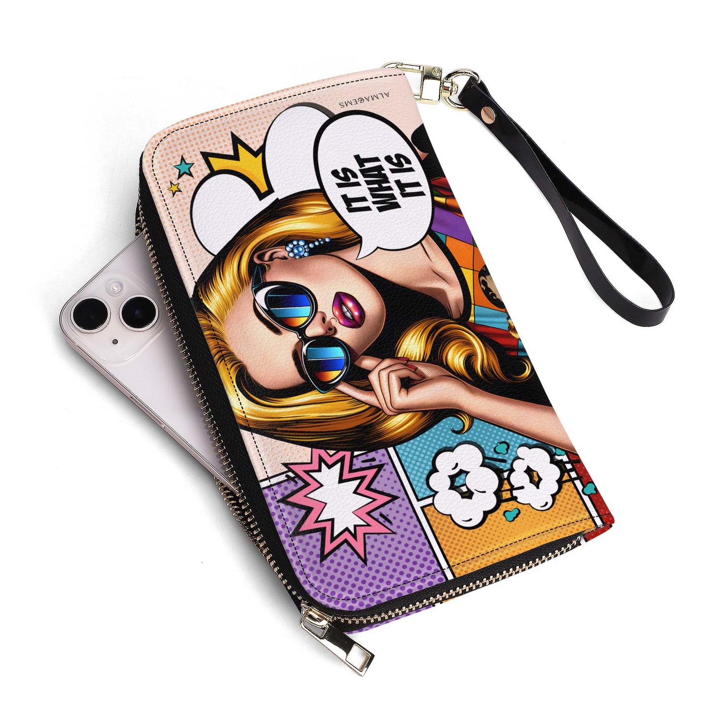 Es lo que es - Cartera de piel para mujer - DB21WL